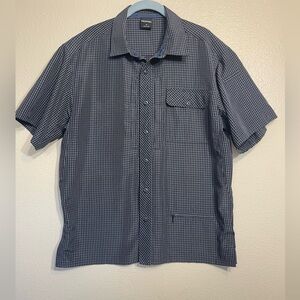 Propper tactical, navy blue Casual Button Down Shirt with Relaxed Fit